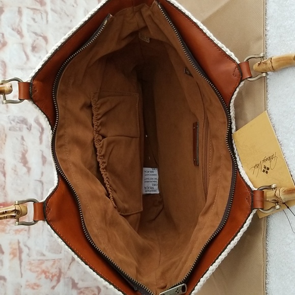 New Patricia Nash Mazara Crochet Tote Bag - Picture 11 of 14